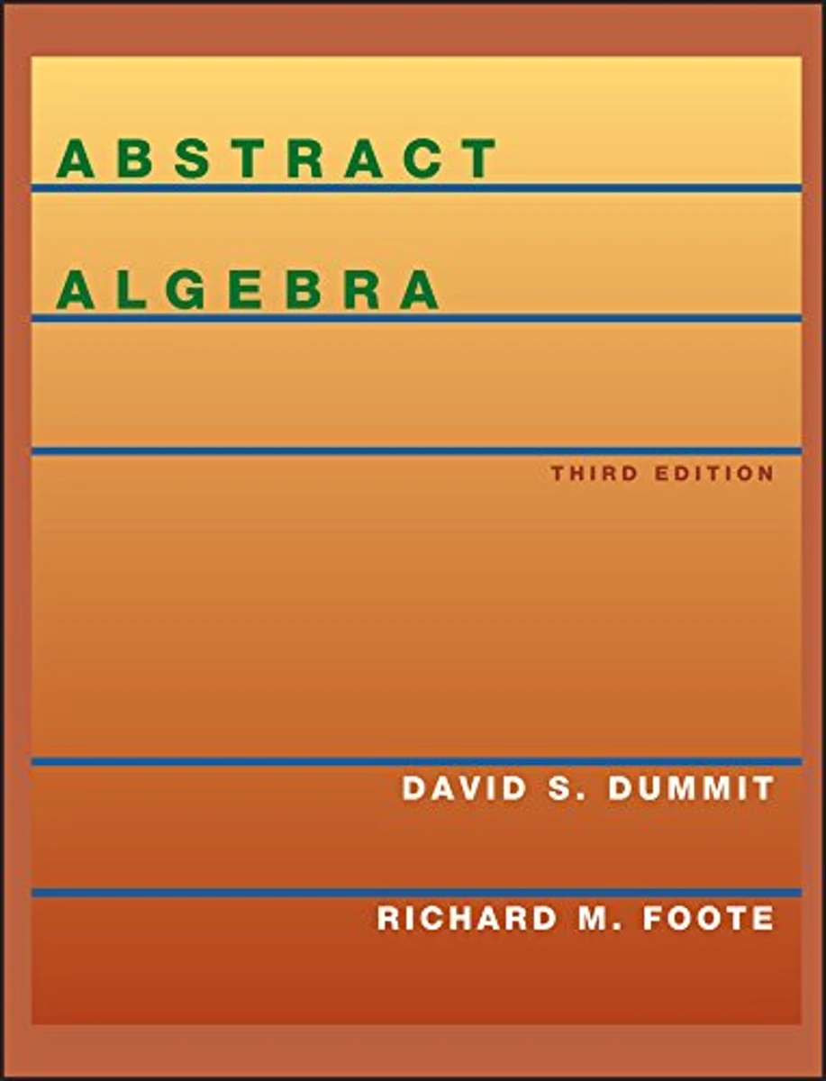 Solution manual to „Abstract Algebra“ by David S. Dummit | Solverer